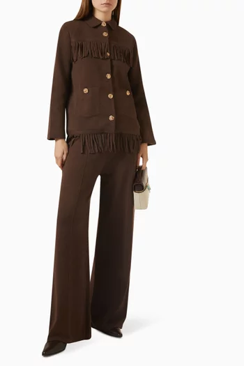 Fringe-trim Jacket