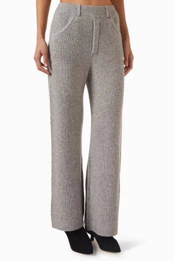 Relaxed-fit Pants in Merino Wool Blend