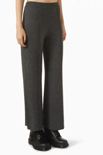 Straight-leg Knit Pants
