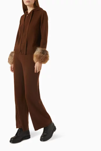 Straight-leg Knit Pants