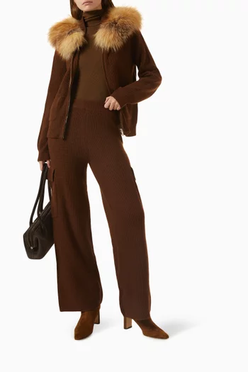 Knit Cargo Pants