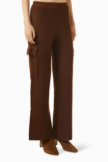 Knit Cargo Pants