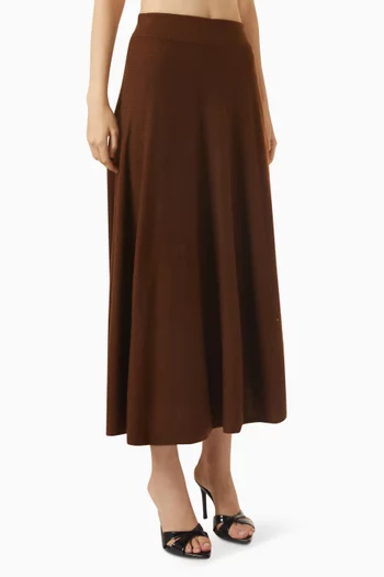 A-line Knit Skirt