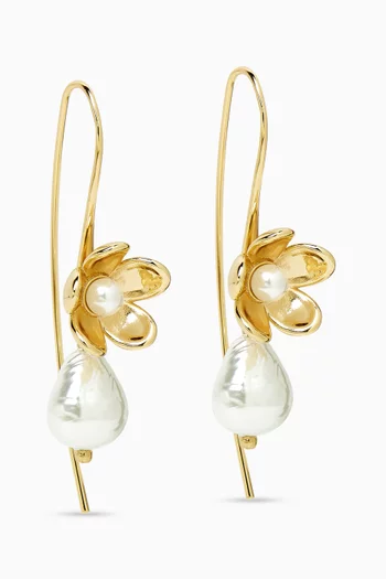 Floral Drop Earrings