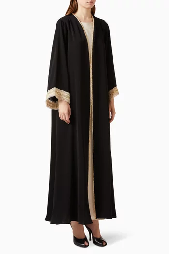 Embroidered Abaya Set