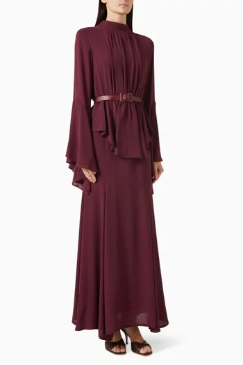 Belted Maxi Dress