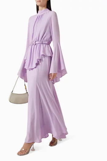 Belted Maxi Dress