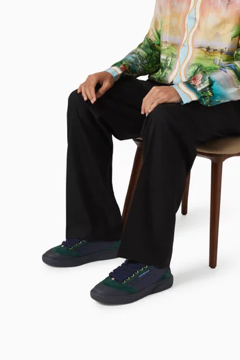 Del Mar Sneakers in Leather & Suede