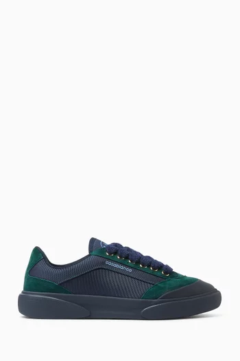 Del Mar Sneakers in Leather & Suede