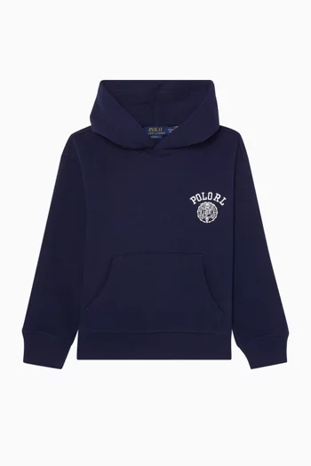 Big Fit Logo Hoodie in Fleece