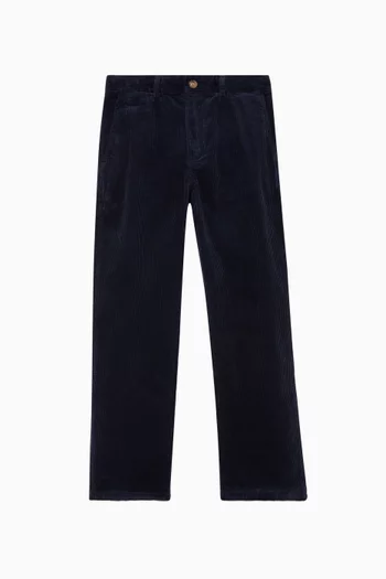 Straight-leg Pants in Corduroy
