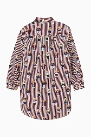 Printed Shirt Dress
