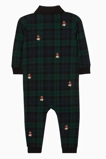 Plaid Romper in Cotton
