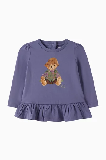 Polo Bear Ruffled T-shirt