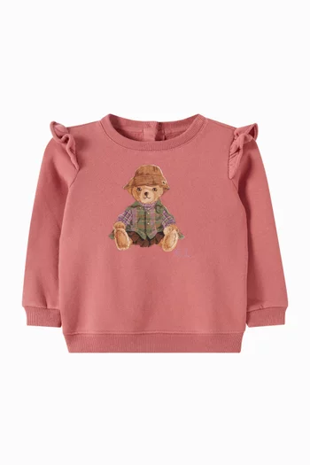 Polo Bear Sweatshirt in Fleece