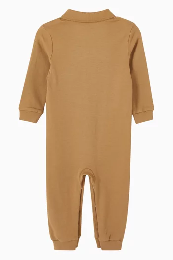 Polo Romper in Soft Cotton
