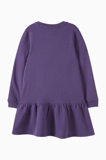 Polo Bear Sweatshirt Dress in Fleece
