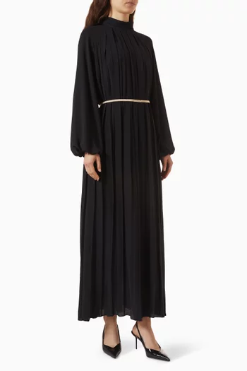 Nue Pleated Maxi Dress