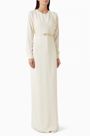 Belted Layered Jumpsuit