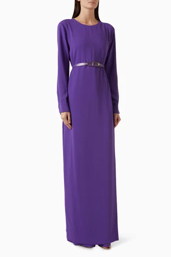 Belted Layered Jumpsuit