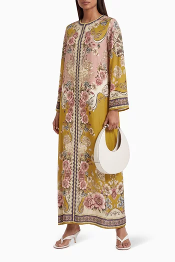 Janice Kaftan in Bemberg Crepe