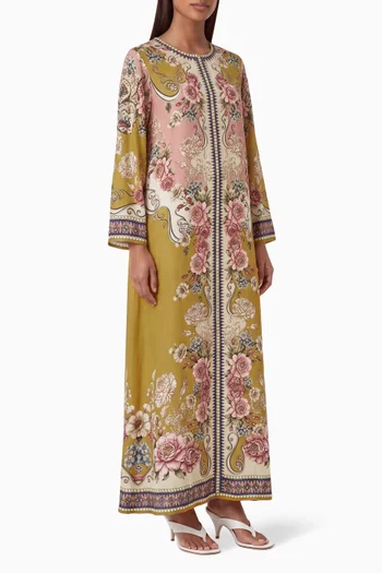 Janice Kaftan in Bemberg Crepe
