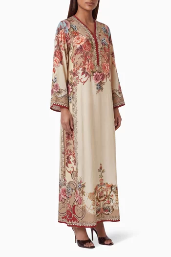 Ghufrina Kaftan in Bemberg Crepe