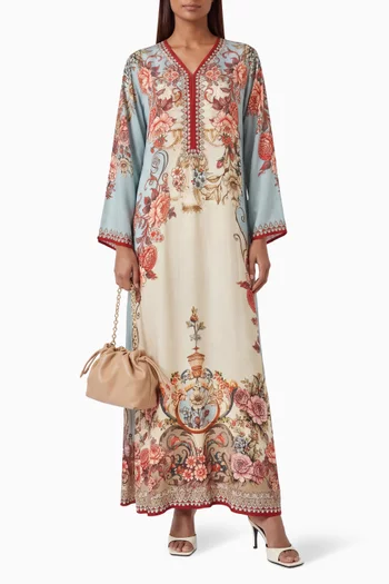 Ceclia Kaftan in Bemberg Crepe