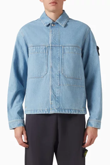 Biker Jacket in Denim