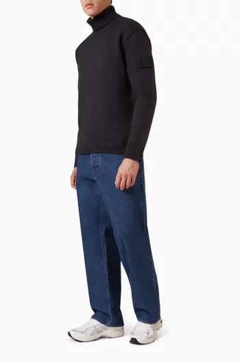 Wide-leg Jeans in Denim