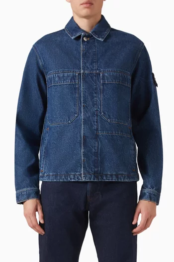 Biker Jacket in Denim