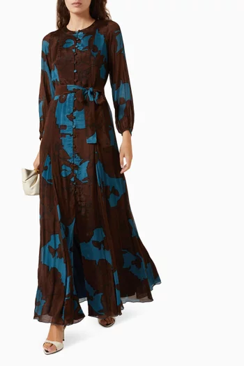 Floral Dress in Chiffon