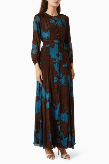 Floral Dress in Chiffon