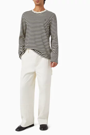 Striped T-shirt in Cotton