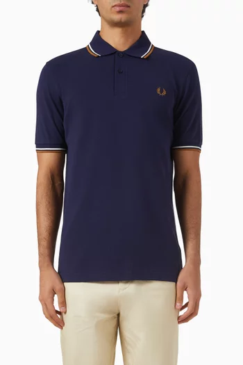 Twin Tipped Polo Shirt in Cotton