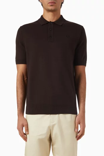 Knit Polo Shirt in Cotton