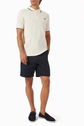 Twin Tipped Polo Shirt in Cotton