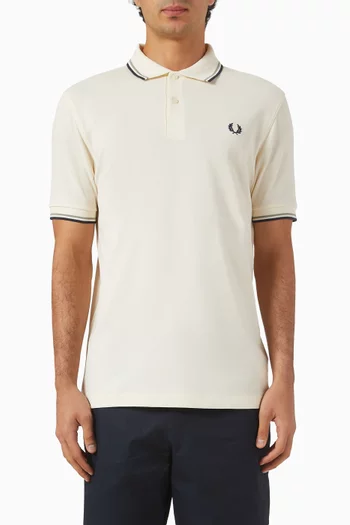 Twin Tipped Polo Shirt in Cotton