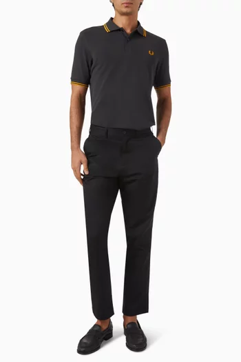 Twin Tipped Polo Shirt in Cotton