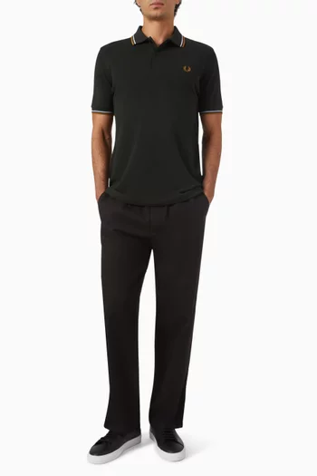 Twin Tipped Polo Shirt in Cotton