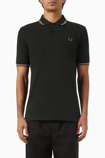 Twin Tipped Polo Shirt in Cotton
