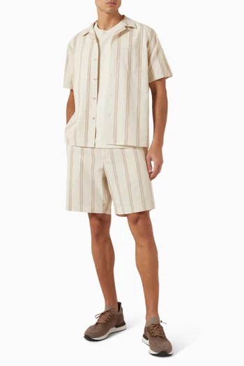 Cove Stripe Shorts in Cotton & Hemp