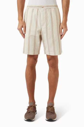 Cove Stripe Shorts in Cotton & Hemp