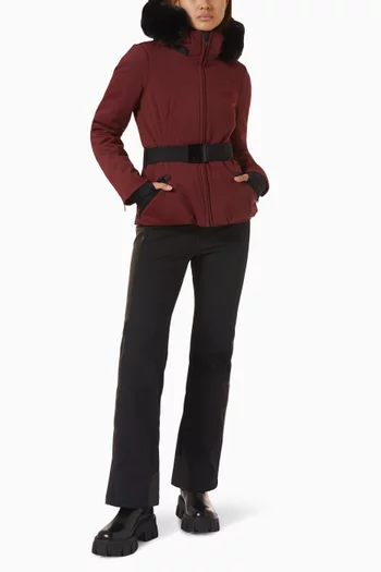 Hida Faux Fur Ski Jacket