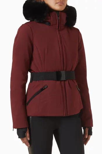 Hida Faux Fur Ski Jacket