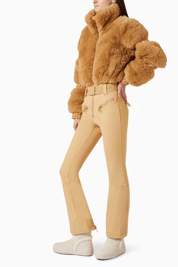 Lieke Faux Fur Ski Suit