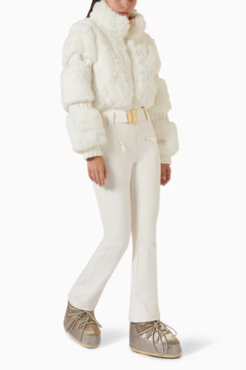 Lieke Faux Fur Ski Suit