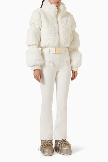 Lieke Faux Fur Ski Suit