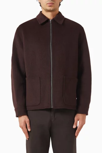 Splittable Jacket in Wool-blend