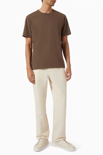 Garment-dye T-shirt in Cotton